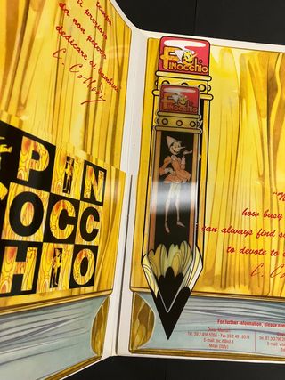 2 Cartellette Pinocchio Collodi 1997