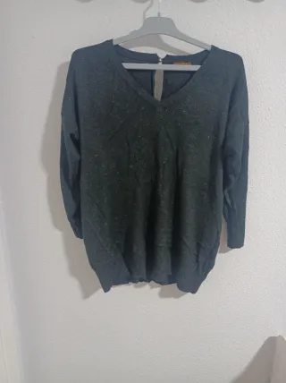 Jersey negro brillante talla M