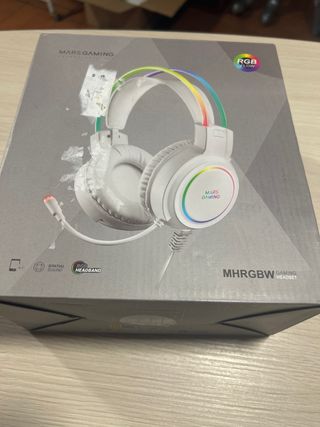 Cascos Gaming Mars Gaming MHRGBW RGB