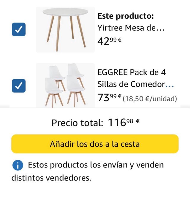 Silla de comedor con estampado