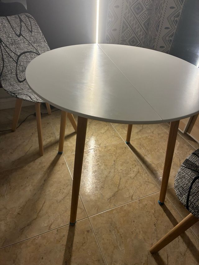 Silla de comedor con estampado
