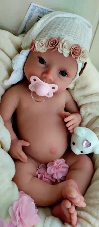 Bebé Reborn Silicona 48 cm