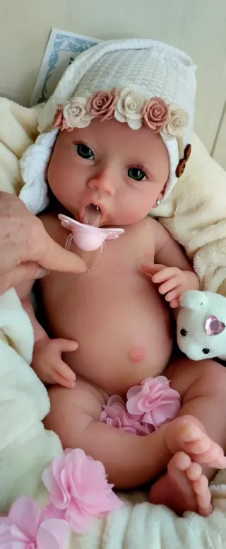 Bebé Reborn Silicona 48 cm