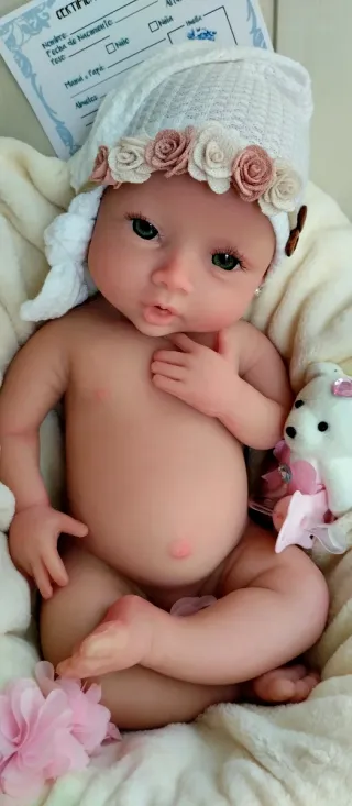 Bebé Reborn Silicona 48 cm