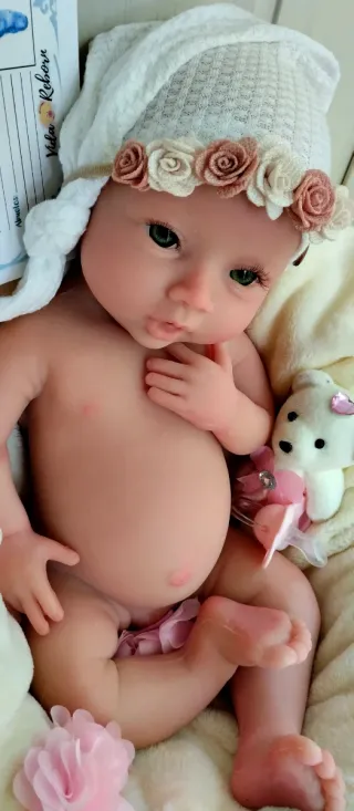 Bebé Reborn Silicona 48 cm