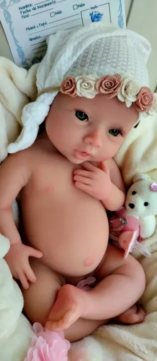 Bebé Reborn Silicona 48 cm