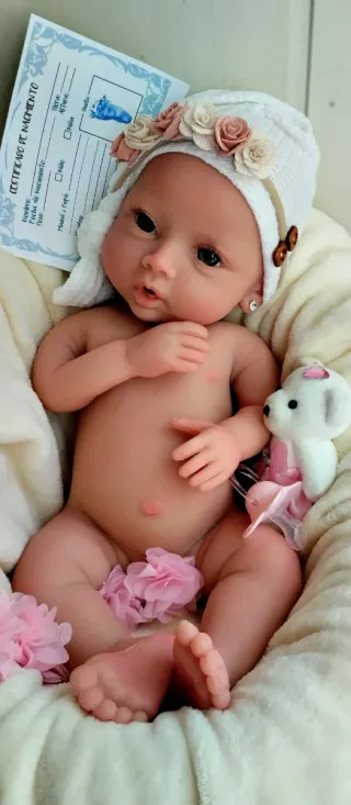 Bebé Reborn Silicona 48 cm
