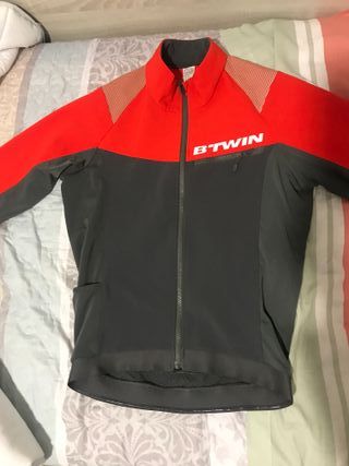 Chaqueta ciclismo B’Twin 500, talla M