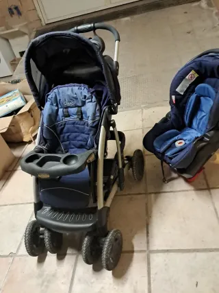 Carrito Graco 4x4, MAXICOSI y capazo ISOFIX