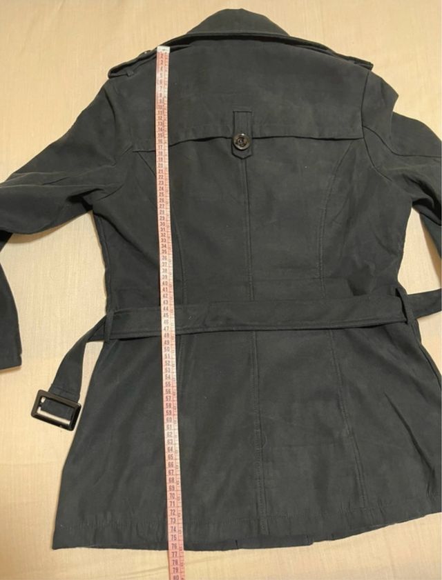 Chaqueta ante negra talla XXL