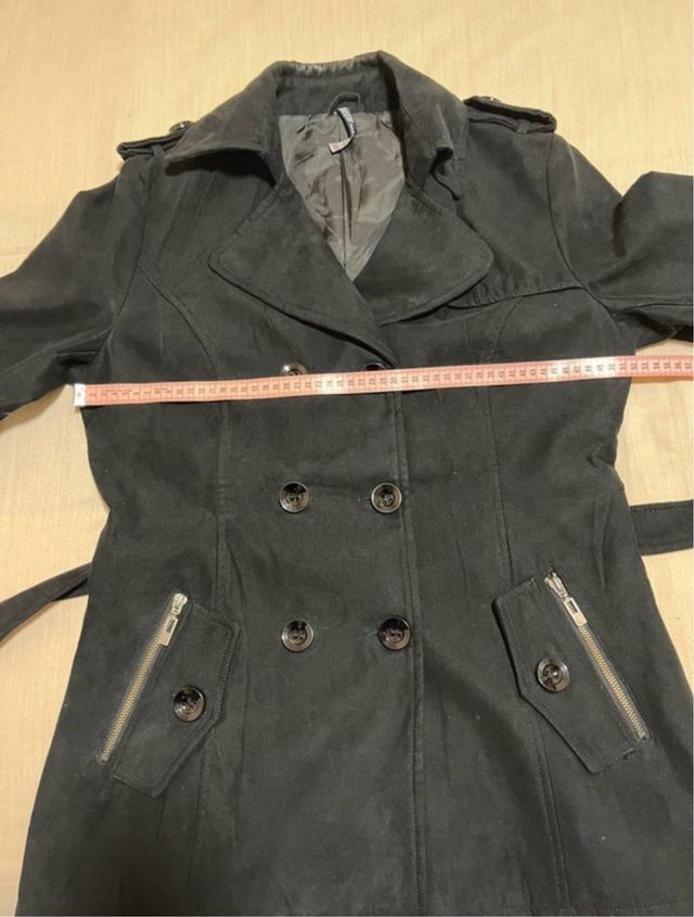 Chaqueta ante negra talla XXL