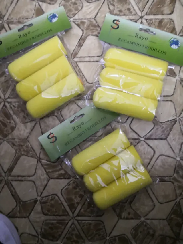 Recambio 3 rodillos de pintura
