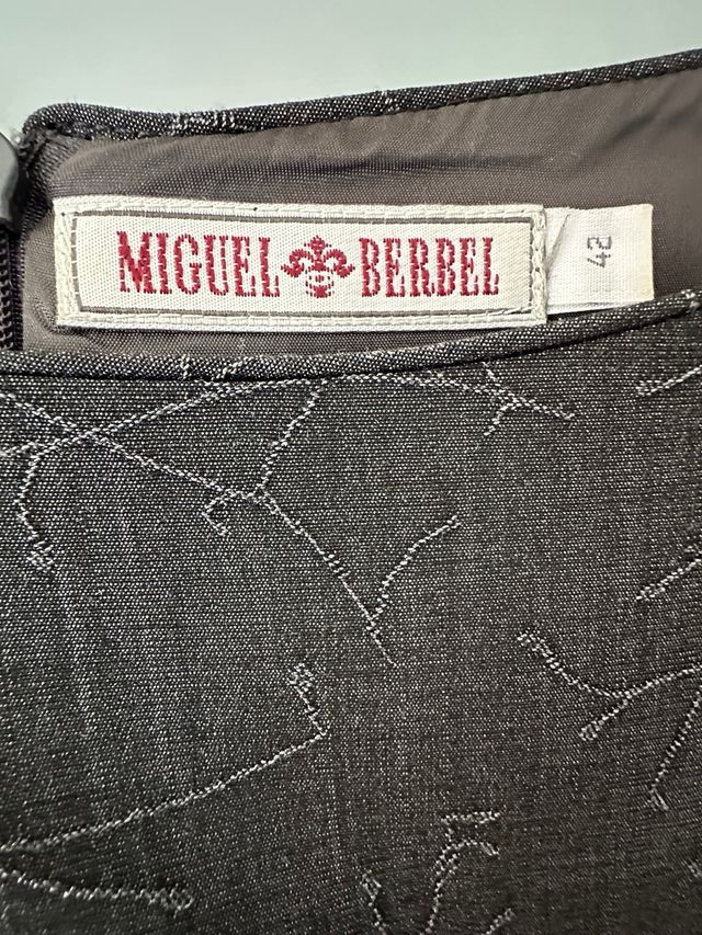 Vestido Gris Miguel Berbel