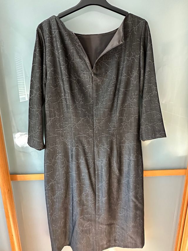Vestido Gris Miguel Berbel
