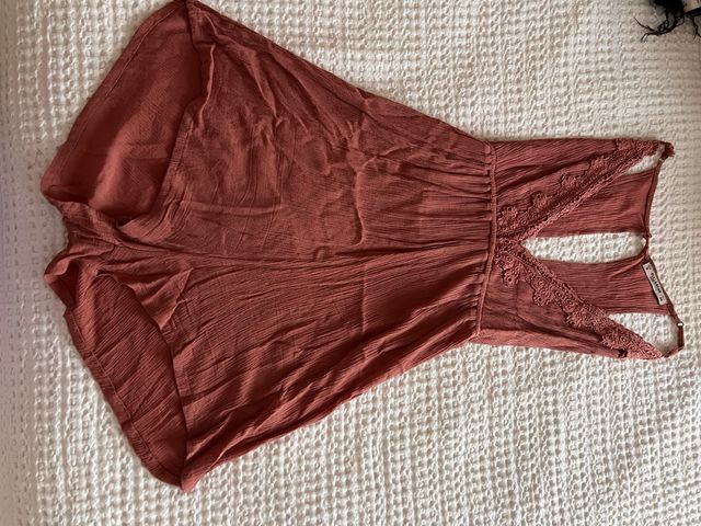 Mono corto coral Pull&Bear Talla XS