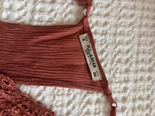 Mono corto coral Pull&Bear Talla XS