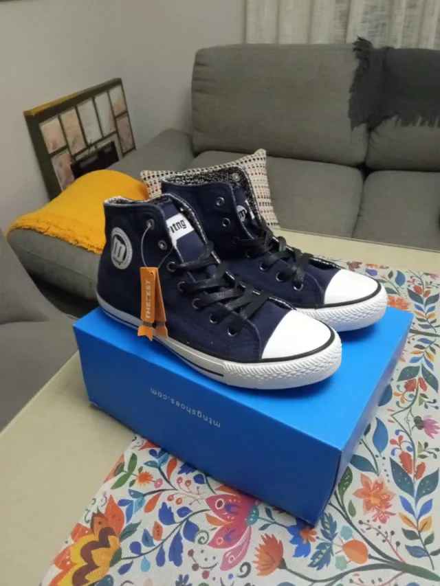Zapatillas Mustang Altas azules oscuras