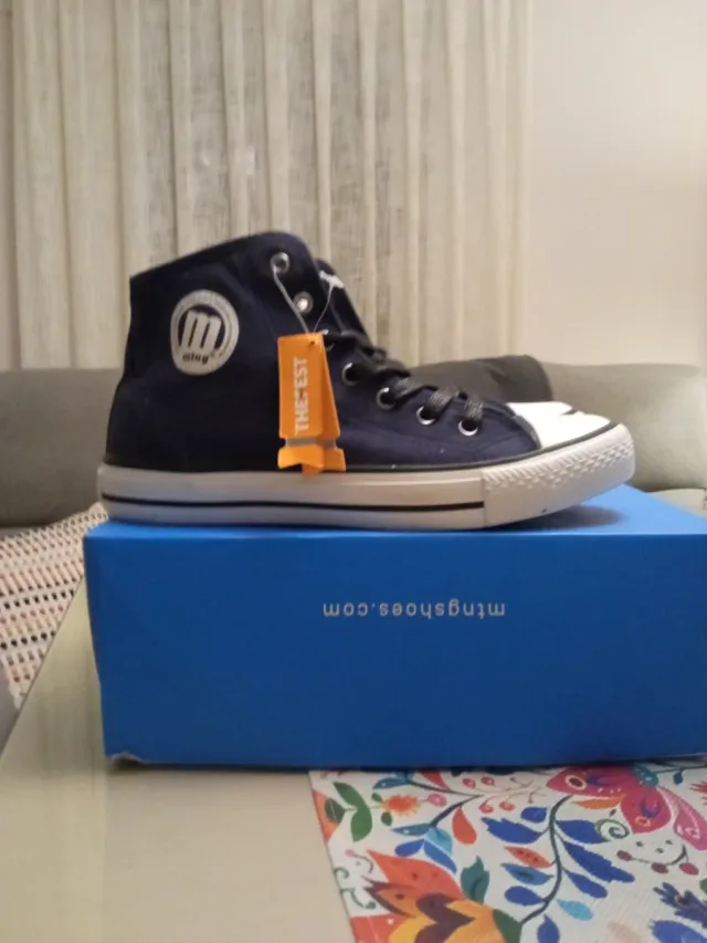 Zapatillas Mustang Altas azules oscuras
