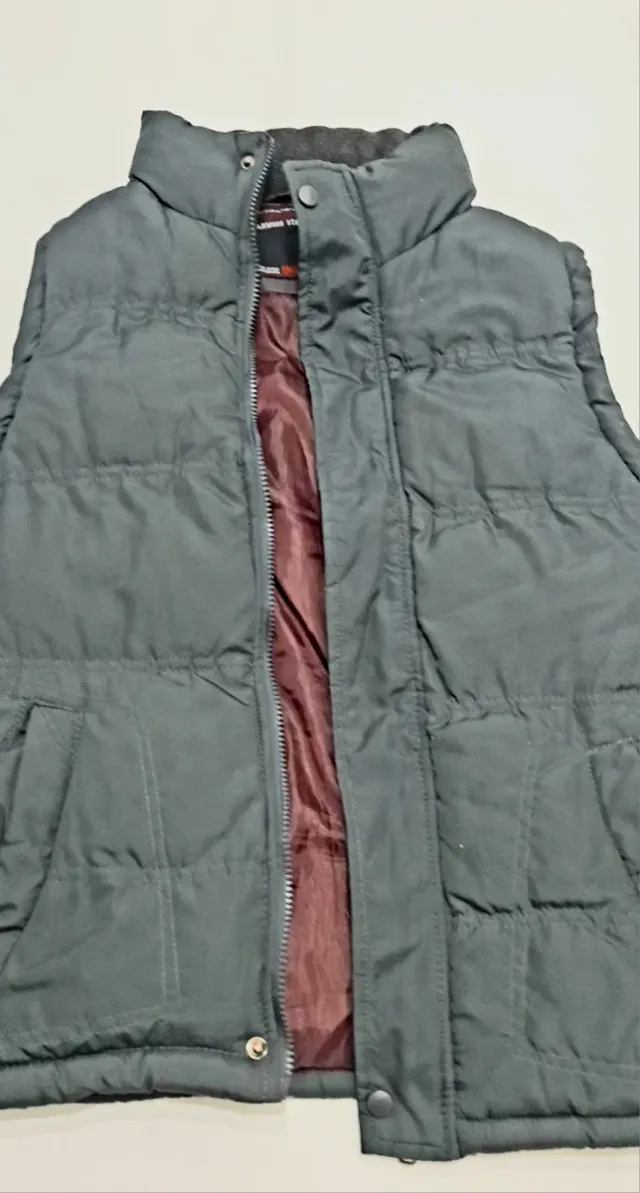 Chaleco acolchado gris hombre Talla S