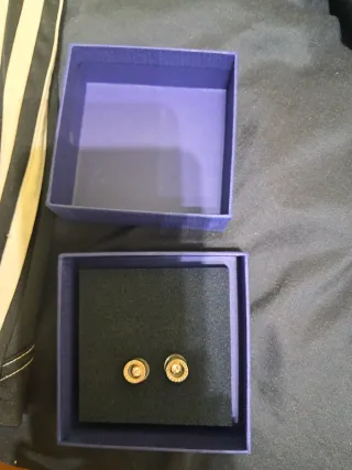 Pendientes Aro Dorado y Plateado