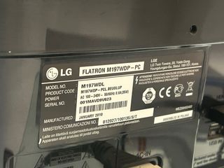 Monitor LG M197WDP 19” HD HDMI VGA