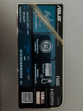 Portátil Asus Táctil