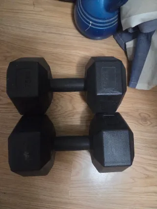 Mancuernas hexagonales 7.5 kg (par)