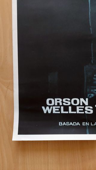 Cartel original El Tercer Hombre (Carol Reed 1949)