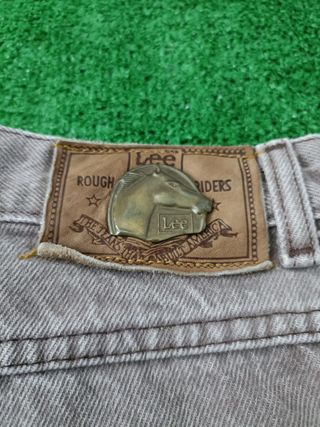 Pantalon Vaquero Lee Color Marron W32 L31 Talla S.