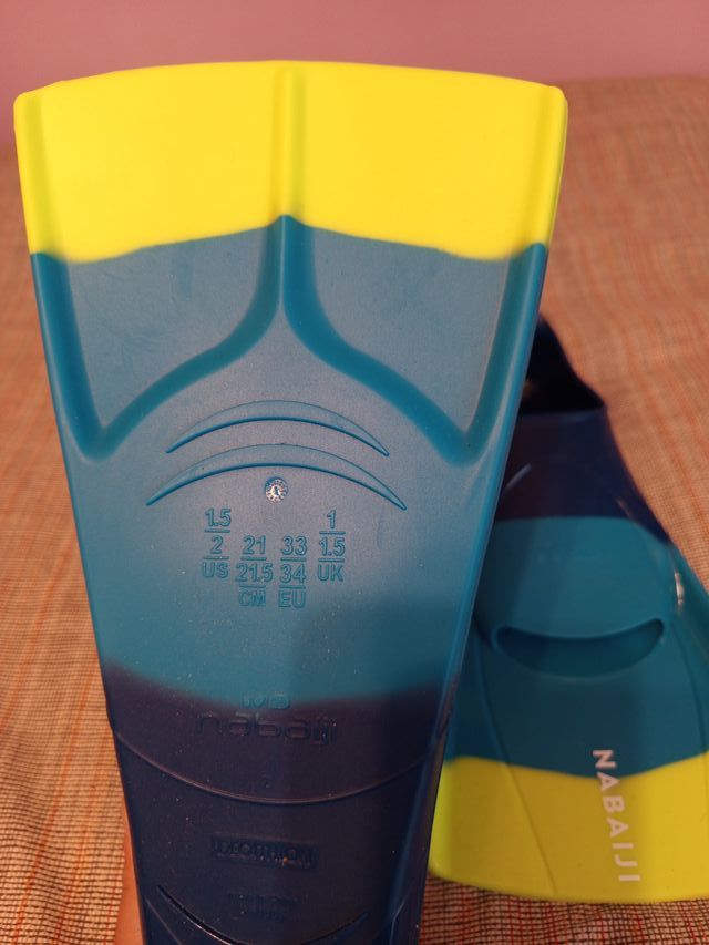 Aletas de natación Nabaiji para niños