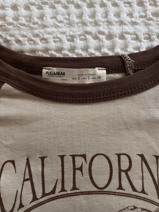 Pull&Bear Camiseta Manga Larga California