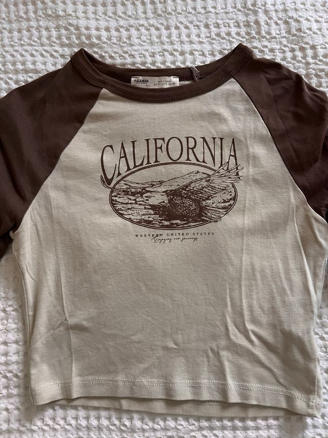 Pull&Bear Camiseta Manga Larga California