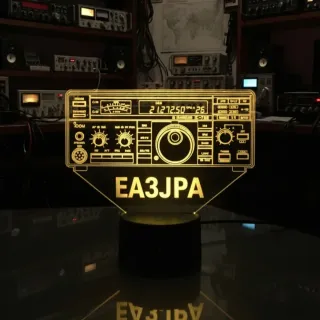 Lámpara LED 3d emisora Icom 725 radioaficionado