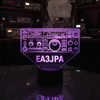 Lámpara LED 3d emisora Icom 725 radioaficionado