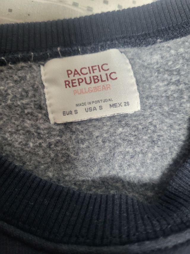 Sudadera Pull&Bear Azul Talla S