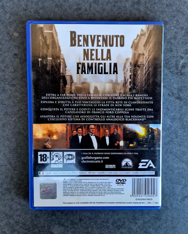 Il Padrino PS2 Originale + Libricino
