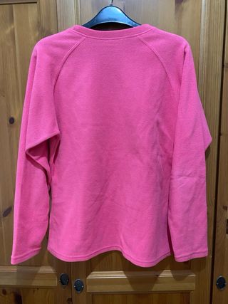 Sudadera rosa de manga larga