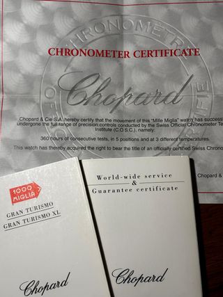 Reloj Chopard Mille Miglia XL 8992 GMT Cronómetro