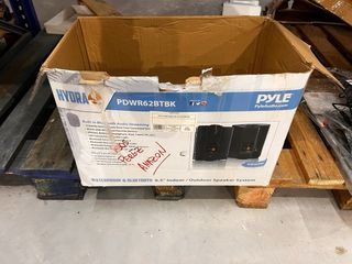 Altavoces Pyle Resistentes Agua Negro