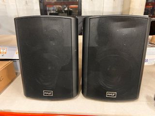 Altavoces Pyle Resistentes Agua Negro