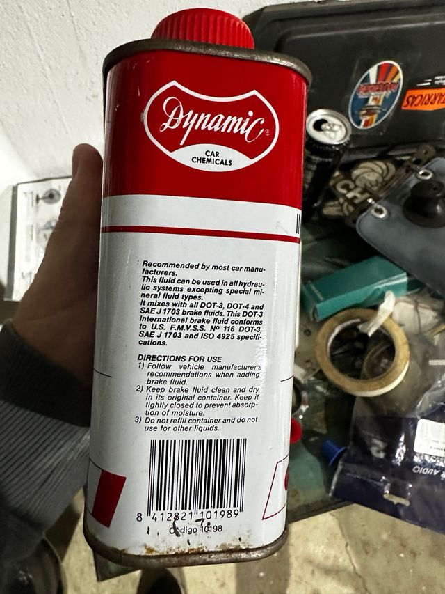 Lata Líquido Frenos Dynamic Vintage DOT 3