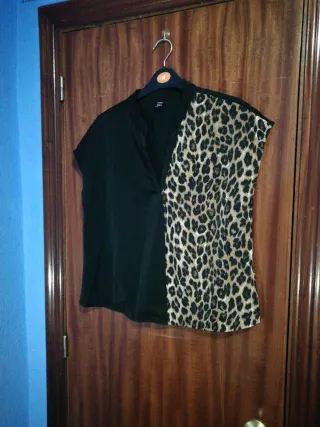 Blusa Shein Talla S Leopardo