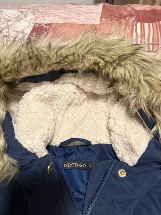 Chaquetón azul mujer