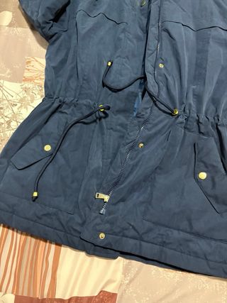 Chaquetón azul mujer
