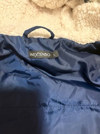 Chaquetón azul mujer