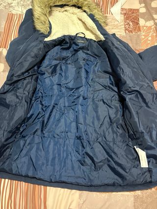 Chaquetón azul mujer