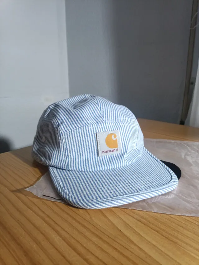 Gorra Carhartt Rayas Azul y Blanco