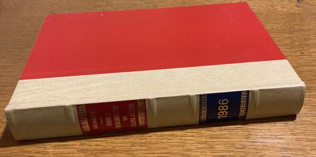 Apéndice al Índice Progresivo de Legislación. 1986