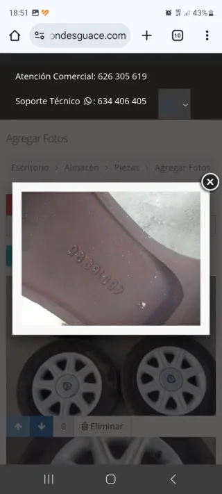 Llantas Lancia con tornillería de 4x98