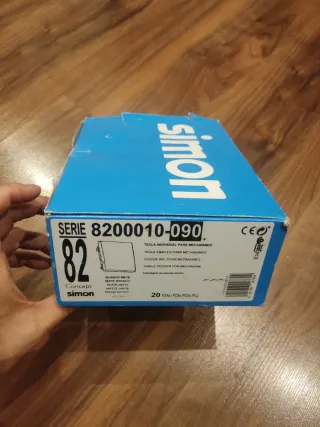 Simon Serie 82 Tecla Individual Pack 20